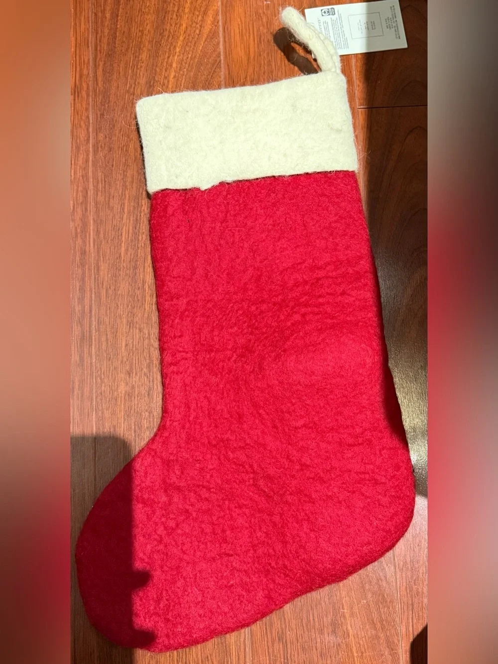New West Elm felt stocking stuffer
